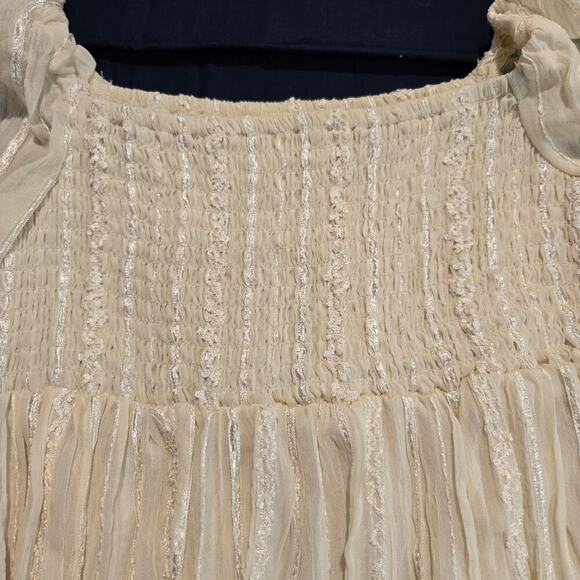 Altar'd State Isabella Dress Ivory Size XS Boho Fairycore - Picture 2 of 12